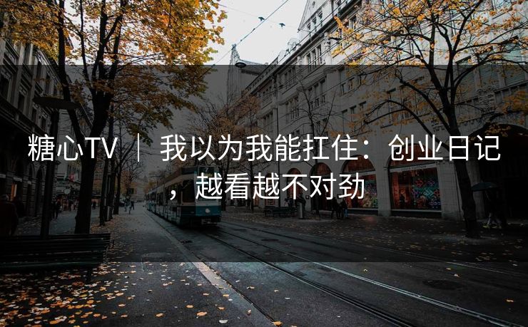 糖心TV | 我以为我能扛住:创业日记,越看越不对劲 第1张 糖心TV | 我以为我能扛住:创业日记,越看越不对劲 第1张