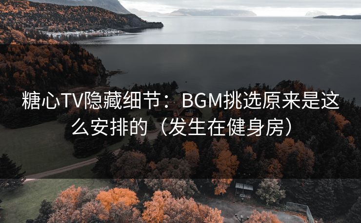 糖心TV隐藏细节：BGM挑选原来是这么安排的（发生在健身房）